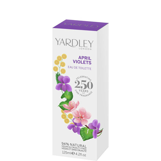 Yardley April Violets 125ml Eau De Toilette