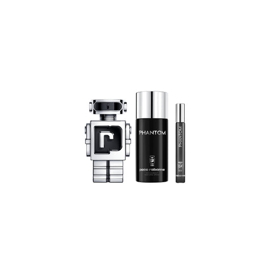 Rabanne Phantom 100ml EDT, 150ml Deo & 10ml Travel Spray Gift Set 2024