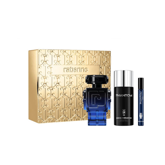 Rabanne Phantom Parfum 100ml EDP, 150ml Deo Spray & 10ml Travel Spray Gift Set