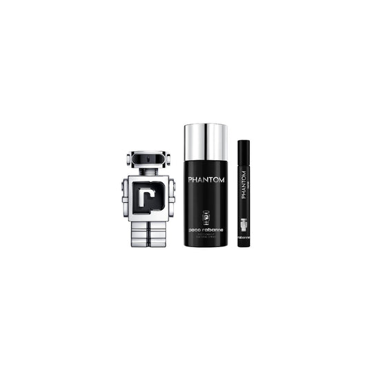 Rabanne Phantom 50ml EDT, 150ml Deo Spray & 10ml Travel Spray Gift Set