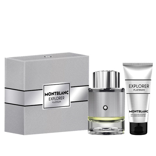 Mont Blanc Explorer Platinum 60ml EDP & 100ml Shower Gel Gift Set