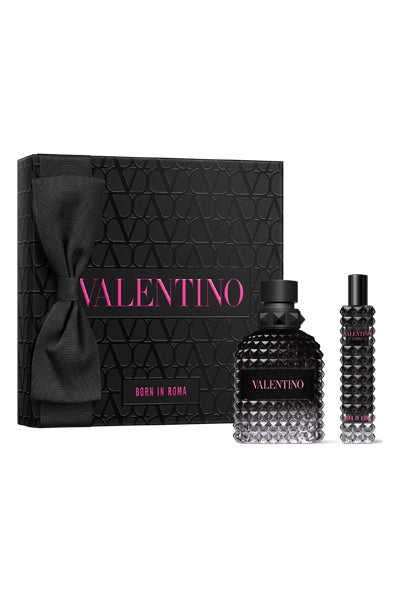 Valentino Born in Roma Uomo 50ml EDT & 15ml Travel Spray Gift Set