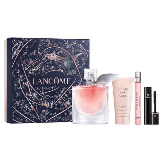 Lancôme La Vie Est Belle 100ml EDP, 50ml Body Lotion, 10ml Travel Spray & Mascara Gift Set