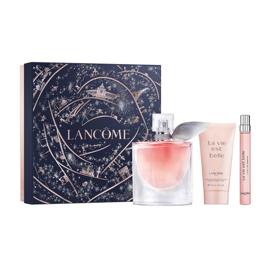 Lancôme La Vie Est Belle 50ml EDP, 10ml Travel Spray & 50ml Body Lotion Gift Set