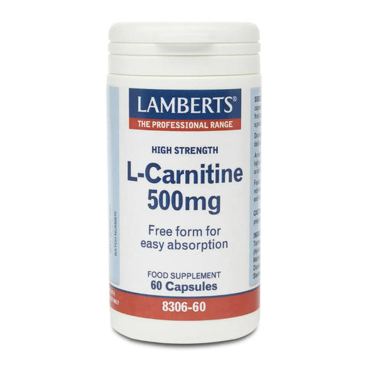 Lamberts Health Care L-Carnitine 500mg - 60 Tablets