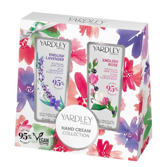 Yardley Hand Cream Collection Duo Set (50ml English Lavender & 50ml English Rose Hand Cream)