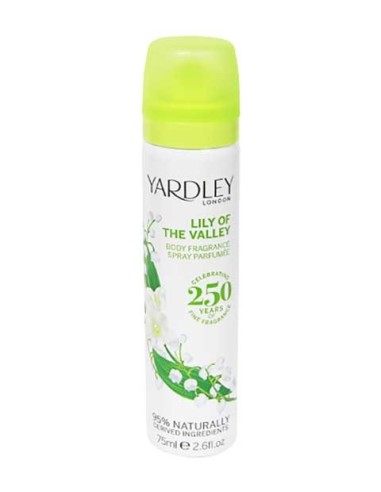 Yardley Lily of the Valley Deodorising Body Spray 75ml