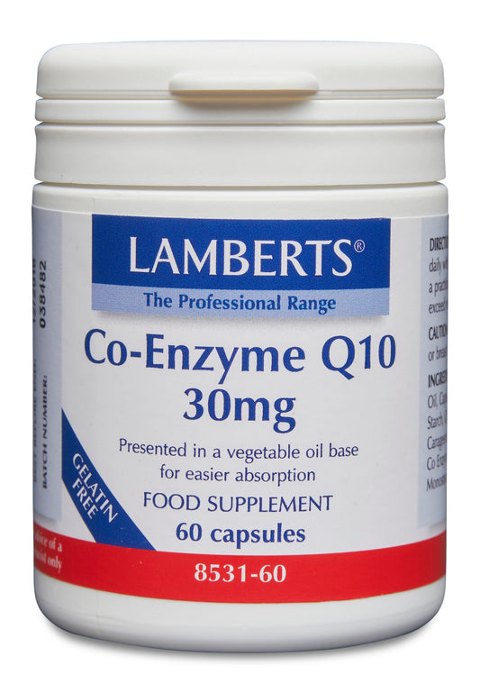 lamberts - 60 Capsules Co-Enzyme Q10 30mg