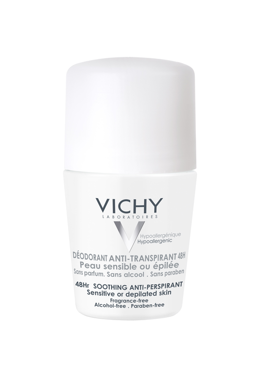 Vichy 48hr Soothing Anti-Perspirant - Sensitive or Depilated Skin 50ml