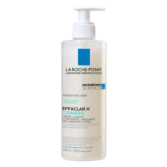 La Roche-Posay Effaclar H Cleansing Cream For Oily Blemish-Prone Skin 390ml