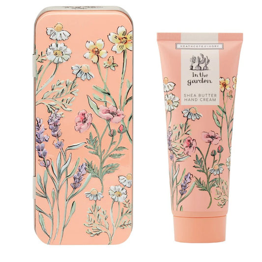 In The Garden Hand Cream in Embossed Tin