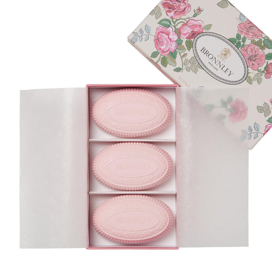 Bronnley Rose Soap (3x100g)