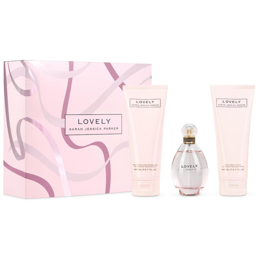 Sarah Jessica Parker Lovely Gift Set; 100ml EDP, 200ml Shower Gel & Body Lotion