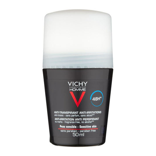 Vichy Homme 48hr Anti Perspirant Sensitive Skin Deodorant Roll-on 50ml