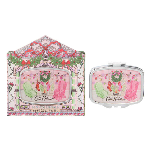 Cath Kidston A Doll's House Mirror Compact Eggnog Lip Balm, 6g