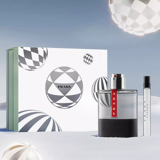 Prada Luna Rossa Carbon 100ml EDT & 10ml Travel Spray Gift Set