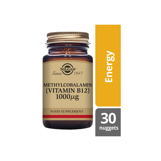 Solgar® Methylcobalamin (Vitamin B12) 1000 µg Nuggets - Pack of 30