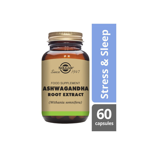 Solgar® Ashwagandha Root Extract Vegetable Capsules - Pack of 60