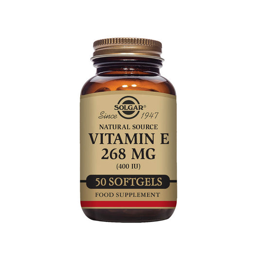 Solgar® Natural Source Vitamin E 268 mg (400 IU) Vegetable Softgels - 50 pack