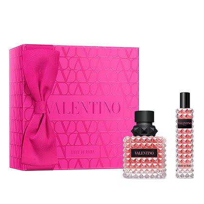 Valentino Born in Roma Donna 50ml EDP & 15ml Travel Spray Gift Set